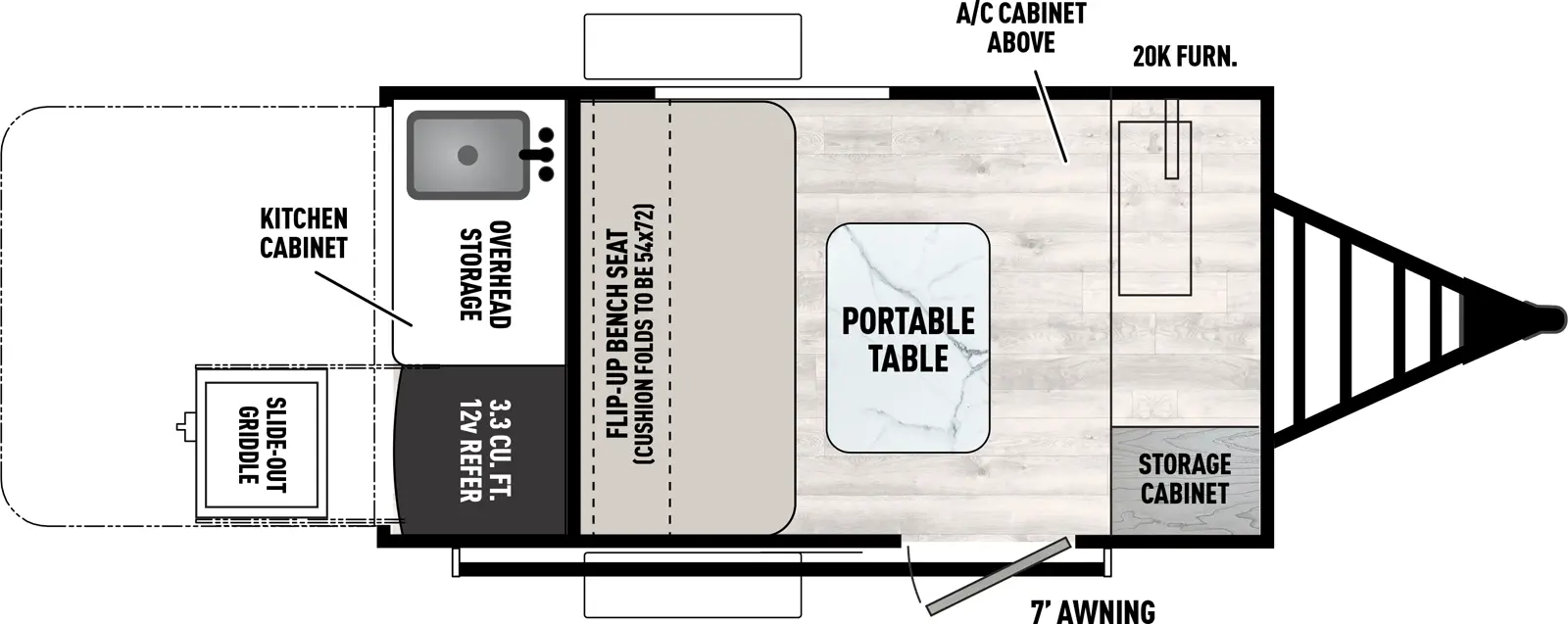 Clipper Rok 8000ROK Floorplan